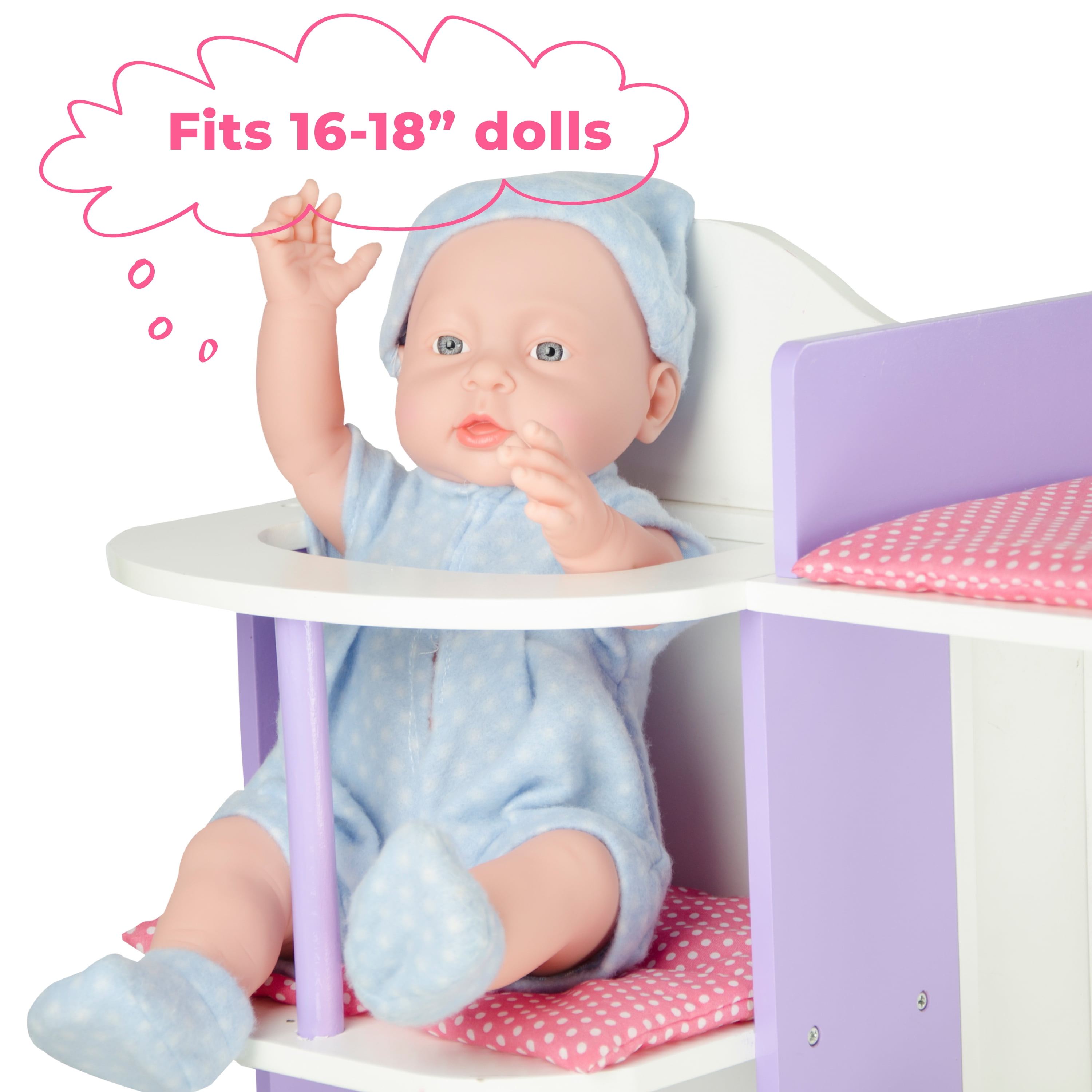 Olivia's Little World Classic Doll Changing Station Dollhouse