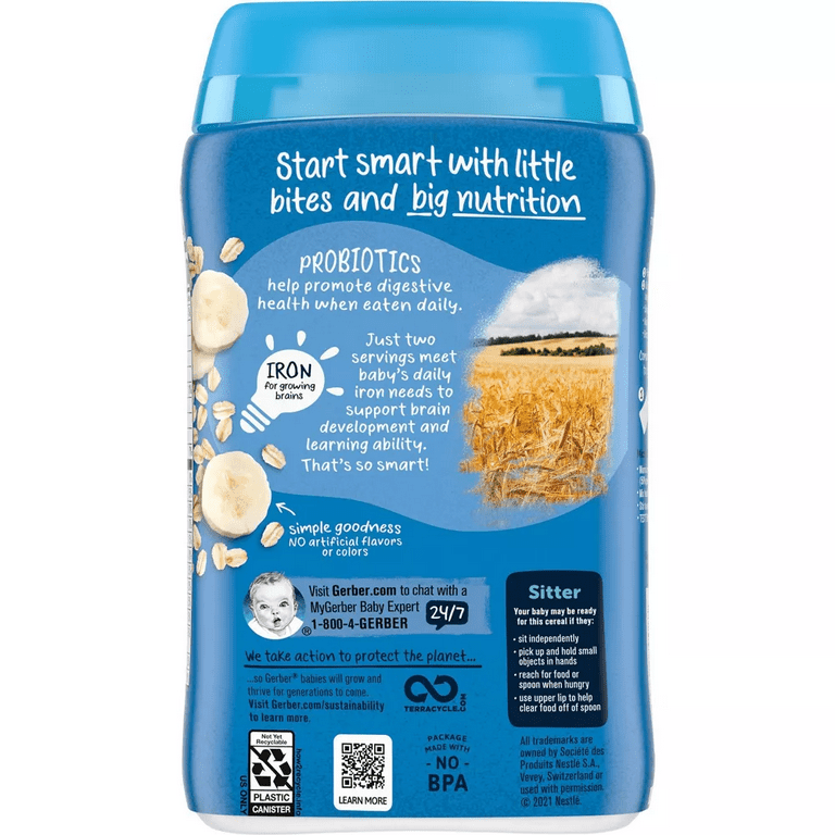 Nestle gerber sale baby cereal