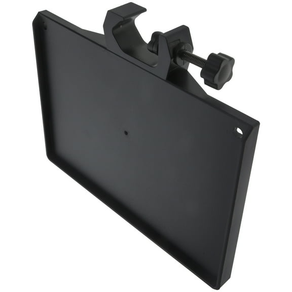 TABLETREANDS Adjustable Mic Stand Shelf Tray 1 Set Metal ABS Microphone Holder Accessory for Studio and Stage