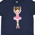 thumbnail image 4 of Inktastic Ballerina with Two Buns Girls Toddler T-Shirt, 4 of 5
