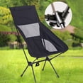 thumbnail image 4 of Anvazise Folding Chair Outdoor Folding Chair Breathable Mesh Portable Lightweight Heavy Duty Camping Backpacking Beach Picnic Fishing Collapsible Stool Seat (Beige), 4 of 13