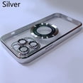 thumbnail image 3 of Original Logo Magnifying Plating Clear Cover For Apple Magsafe Case Iphone 15 14 Plus 11 12 13 Pro Max Magnetism 4K Camera Film, 3 of 5
