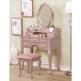 thumbnail image 4 of Furniture of America Cadence Traditional 3-Piece Vanity Set, Rose Gold, 4 of 6