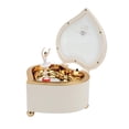 thumbnail image 1 of Guardoinrt Rotating Ballerina Musical Box Unique Home Accent Piece Heart Shaped Musical Box Musical Boxes White, 1 of 6
