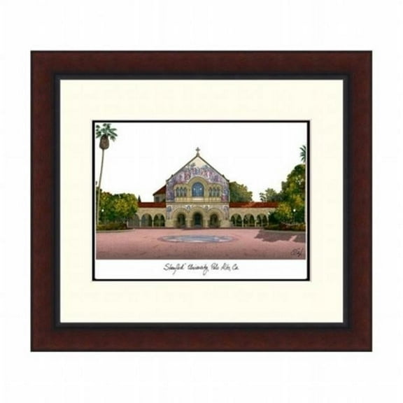Campusimages CA932LR Stanford University Legacy Alumnus Framed Lithograph