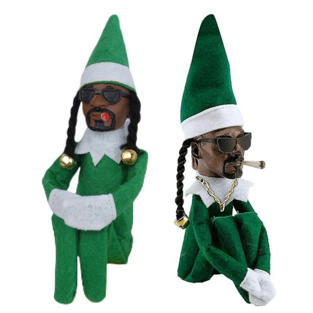 Snoop on A Stoop muñeco elfo de Navidad, muñeco de ambiente festivo, juguetes de adorno, porche, regalo decorativo de Año Nuevo, juguetes para niños