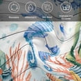 thumbnail image 6 of Seahorse Coastal Cloth Napkins, Summer Nautical Starfish Coral Grey Wooden Washable and Reusable Dinner Napkins Set of 6, Table Napkin for Kitchen Party Birthday Wedding Hotel Housewarming 20"x20", 6 of 9
