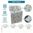 thumbnail image 6 of Bunny Floral Easter Table Runner - 36 Inch Long Elegant Pastoral Spring Floral Rabbits Cotton and Linen Blended Dress Scarves Farmhouse Table Runner for Kitchen Dining, Coffee Table, 13" x 36", 6 of 8
