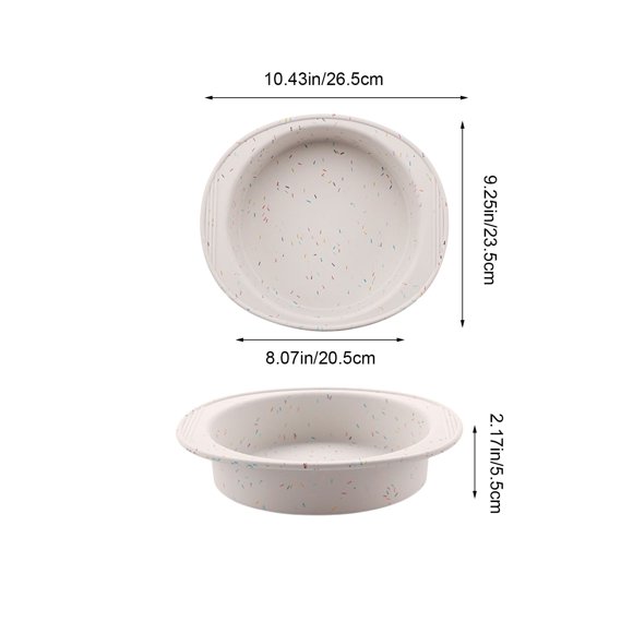 Bwiyojiz Home, Garden & Tools Gadgets Kitchen Dining Silicone Cake Molds Non-Stick Baking Bread Making Set Flexible Cupcake Accessories, Gifts for Sisters, White