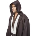 thumbnail image 3 of Hooded Robe Cloak - Medieval Renaissance Wizard Monk Priest Costume, Dark Gothic Knight Cape for Halloween Cosplay, 3 of 7