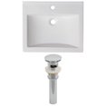 thumbnail image 1 of American Imaginations 21-in. W 3H8-in. Ceramic Top Set In White Color AI-15569, 1 of 1