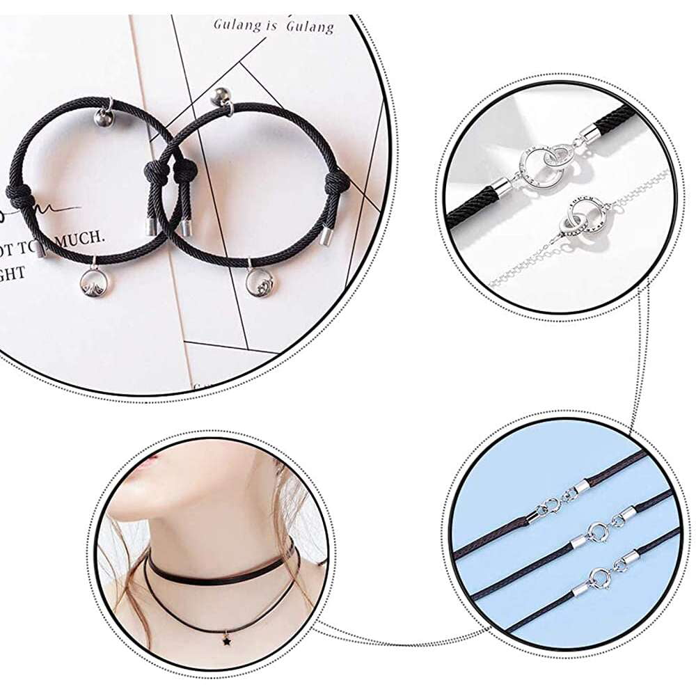 Stainless Steel Color UNICRAFTALE 5pcs 5mm Cord Ends 304 Stainless Steel End Caps Leather Cord Ends Terminators End Tip Bead Caps for Leather Cord Bracelets Jewelry Making 