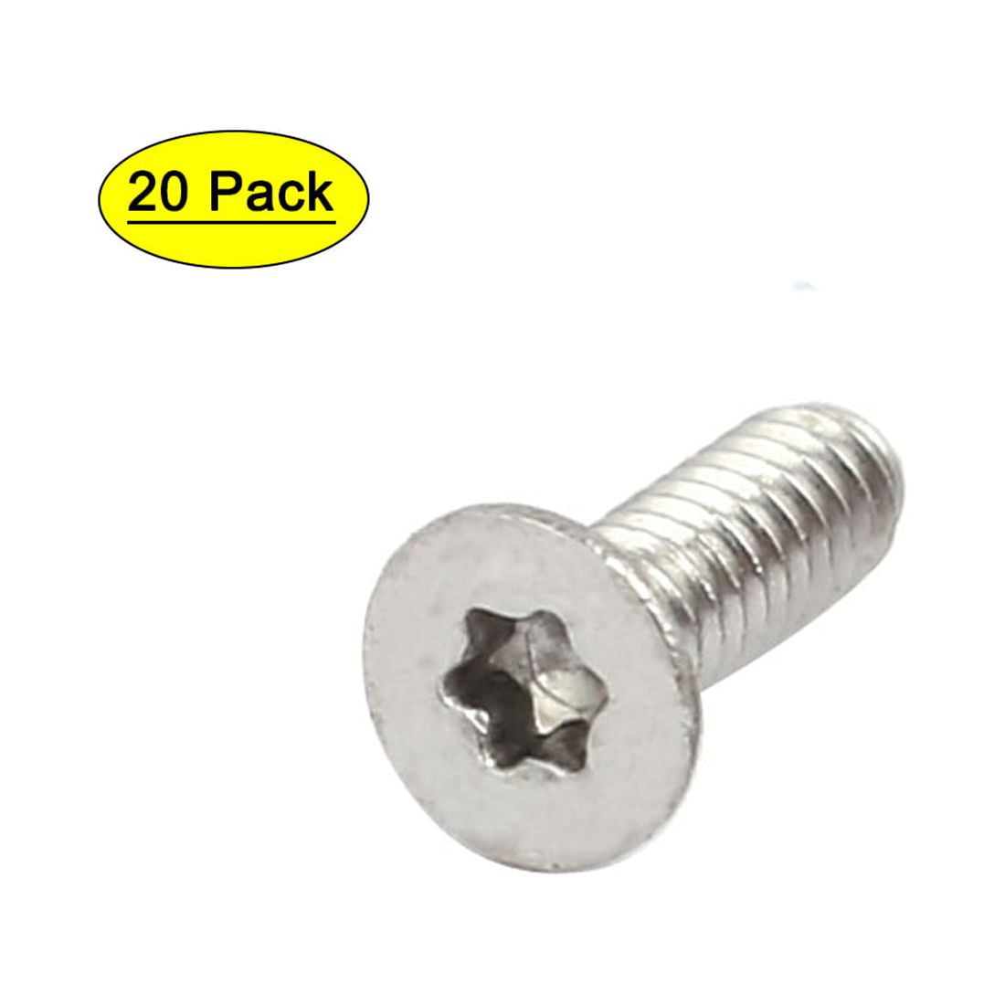 Uxcell M3x6mm 304 Stainless Steel Phillips Pan Head Self-Tapping Screws – 150-Pack (Silver, 0.2" Head)