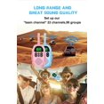 thumbnail image 3 of Walkie Talkies para niños, juguetes para niños, regalo portátil para niños, Walky Talky, radio bidireccional, juguetes para niños y niñas de 3 a 12 años, para juegos de aventuras en interior, 3 of 5