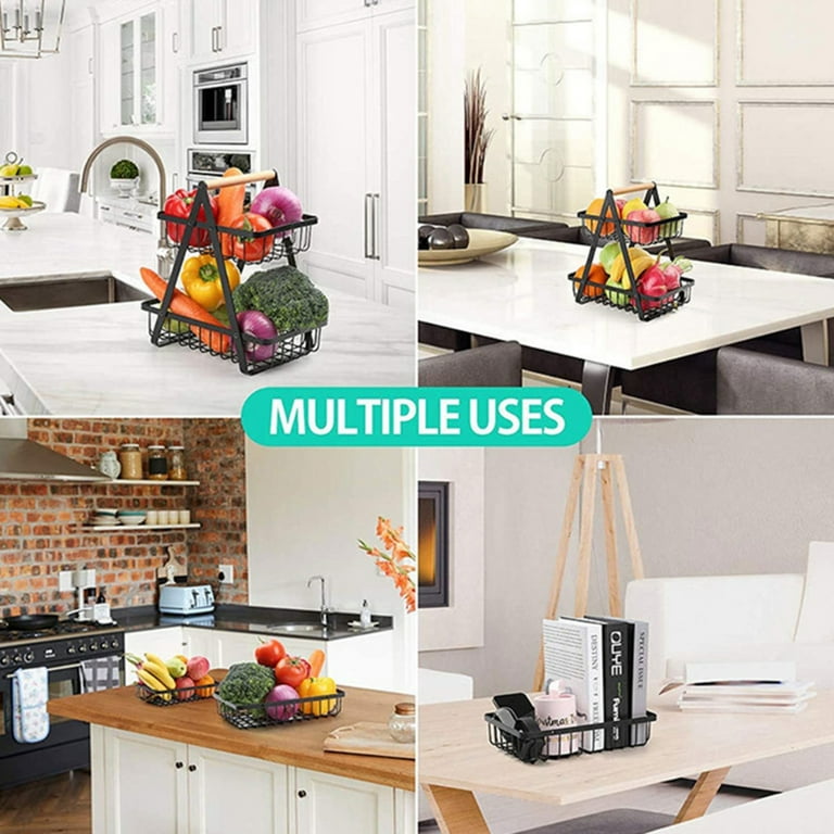 Interior White Modern Kitchen Fruits Vegetables Kitchen Counter