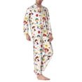 thumbnail image 2 of Balery Childrens Party Pijama para Hombre de Dos Piezas con Manga Larga, Conjunto de Dormir y Descanso Suave con Bolsillos-Large, 2 of 7