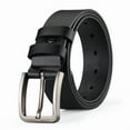 thumbnail image 2 of New Business Leisure Men's Alloy Square Pin Buckle Belts Male Famous Brand Luxury Designer Pu Leather Jeans Belts for Men, 2 of 7