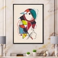 thumbnail image 2 of Designart 'Abstract Compositions Of Colored Geometric II' Modern Framed Canvas Wall Art Print, 2 of 5