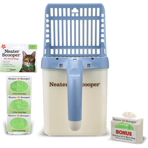 Neater Pets Neater Scooper MessFree Cat Litter Scoop with Waste Bin