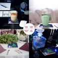 thumbnail image 2 of RYLABLUE Merry Christmas Set of 6 Coaster for Drinks, Absorbent Ceramic Stone Coasters Cup Mat with Cork Base for Home Kitchen Room Coffee Table Bar Decor, 2 of 4