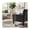 Tan, variant on Elegant End Table, Side Table, or Small Night Stand for Room Decor - Slim Metal Drink Table with Marble Top and Trumpet Base for Bedroom or Living Room - Ideal for Small Spaces - 27" Tan & Gold