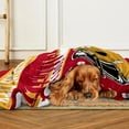 thumbnail image 2 of Football Throw Blanket Football Fans Gift for Men Women Kids Cozy Soft Flannel Blanket with Sofa Bed Couch Living Room 50" X 60", 2 of 5