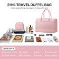 thumbnail image 4 of Bolso de viaje tipo duffel Focdod Weekender 53x23x33 cm 40 L rosa, 4 of 9
