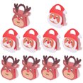 thumbnail image 1 of 10Pcs Christmas Gift Box Apple Storage Box Xmas Portable Gift Box Party Supplies, 1 of 7