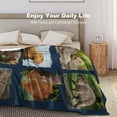 thumbnail image 6 of Capybara Blanket Gifts, 50"x40" Cute Capybara Animal Throw Blankets, Flannel Fuzzy Soft Plush Blanket for Teens Girls Boys, Gifts for Capybara Lovers, Throw Blanket for Sofa Bed Couch, 6 of 6