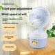 thumbnail image 4 of Ventilador portátil recargable con refrigeración por agua, humidificador en aerosol ecológico con USB para dormitorio, oficina y escritorio., 4 of 7