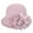Black Color,Pink,Wine Red, variant on ROZYARD Unisex Flower Felt Derby Hat Woman Carnivals Party Hat Foldable Fisherman Cap Festival Gifts for Girlfriend