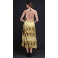 thumbnail image 3 of Bimba Robe Dos Nu d'Été Teinture sur Nœuds pour Femmes, Fête, Plage, Col Halter, TTTG, 3 of 6