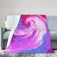 thumbnail image 2 of Create Abstract Art Throw Blanket,Super Soft Anti-Pilling Flannel Bed Blankets, 60"x50", 2 of 8