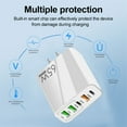 thumbnail image 3 of pitrice 65W PD Charger USB Smartphone Charging Adapter with Type-C PD+3USB Cell Phone Chargers & Power Adapters, 3 of 7