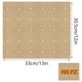 thumbnail image 3 of 100Pcs Parchment Paper Air Fryer Paper Liner Double-sided Silicone Air Fryer Lining Unbleached Perforated Square Air Fryer Liners for Toaster Countertop Large Toaster Oven, 3 of 6