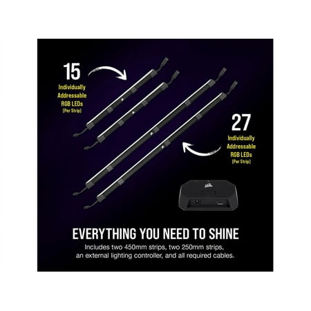 CORSAIR - iCUE LS100 Smart Lighting Strip Starter Kit