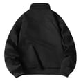 thumbnail image 6 of Mifsaly Mens Warm Bomber Jackets Sherpa Lined Zip Up Utility Jacket Winter Daily Going Out Street Western Style Casual Outfits with Pockets, 6 of 8
