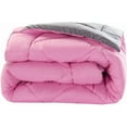 thumbnail image 2 of Goose Down Close Out Deal , 3pc Comforter Set-King/Cal King, Pink/Gray, 2 of 3