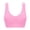 Pink, variant on Women Wire-Free Plus Size Casual Bra Khaki S