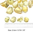 thumbnail image 2 of Fire Glass for Fire Pit, 2-3mm(1/9") High Luster Natural Glass Rocks, Yellow, 2 of 3