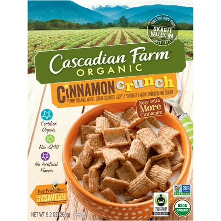organic cereal crunch cascadian farm cinnamon oz walmart breakfast 2oz granola oats honey target visit