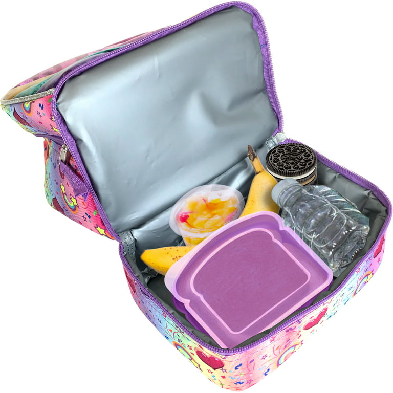 Glass Lunch Box for Girls School Kids Portable Picnic Bento Box