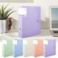 thumbnail image 6 of Nkmbld Folders for Documents Large Capacity Folder Certificate Collection Book Test Paper Storage Book Transparent Insert Folder, White, 6 of 8