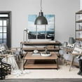 thumbnail image 2 of Maklaine Wood & Iron Console Table in Brown and Black, 2 of 4