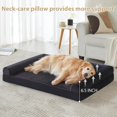 thumbnail image 3 of BFPETHOME Camas lavables para perros grandes, cama ortopédica para perros grandes, sofá cama para perros grandes con funda extraíble lavable, forro impermeable y parte inferior antideslizante, sofá ca, 3 of 5