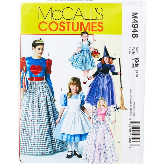 Mccall'S Misses', Children'S And Girls' Costumes, Kids (3, 4, 5, 6, 7, 8)