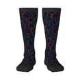 thumbnail image 2 of Picia Women Crew Soft Moisture-wicking Socks Colorful Balloons Pattern Design Cotton Socks, One Size fit All, 2 of 9