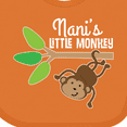 thumbnail image 4 of Inktastic Nani Little Monkey Grandchild Boys or Girls Baby Bib, 4 of 4