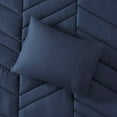thumbnail image 4 of Gracie Mills Solid Quilted Chevron Comforter Set with 350 GSM Polyfill - GRACE-15755, 4 of 5