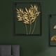 thumbnail image 2 of Decoración de pared con hojas de bambú artificiales, realista, doradas, hojas de plantas, 2 of 7
